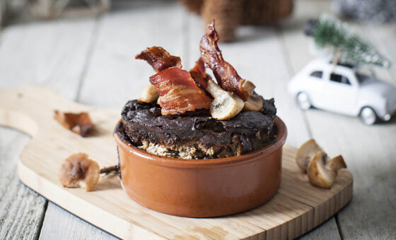 Julepostej med bacon